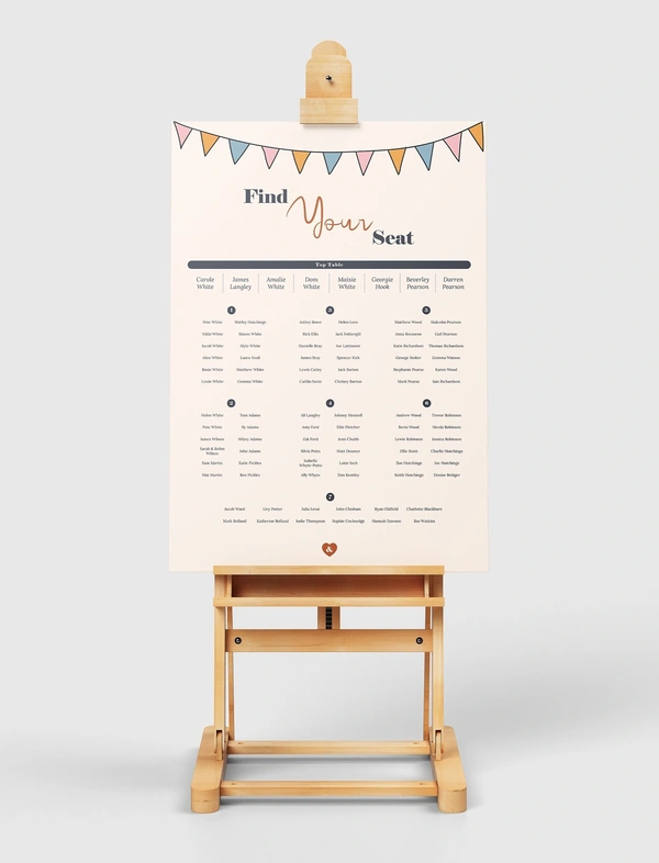  Table Plan - Mockup